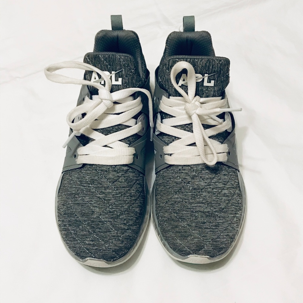 APL Gray Quilted Sneakers - 7 / 37